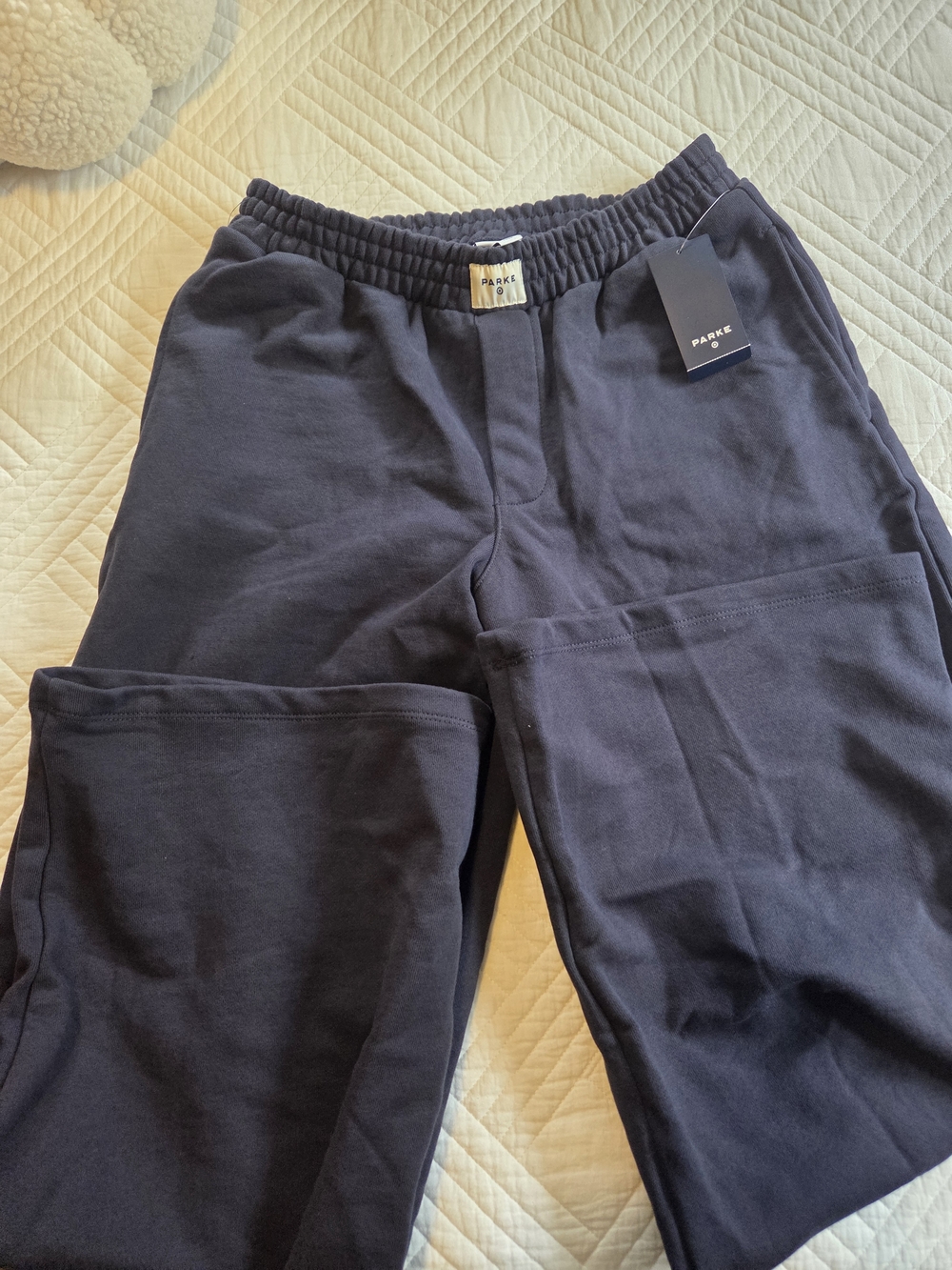 Parke Navy Blue Sweatpants S, NWT